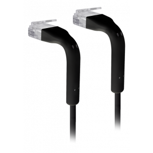 UniFi Ethernet Patch Cable Bendable booted RJ45 0.1m black 50-pack U-Cable-Patch-RJ45-BK-50