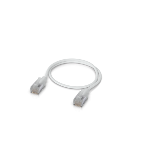 UniFi Premium Patch Cable - 0.3m UACC-Cable-Patch-EL-C6A-0.3M-W