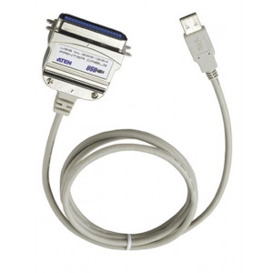 ATEN, USB till parallell adapter CEN36, för skrivare. UC1284B-AT