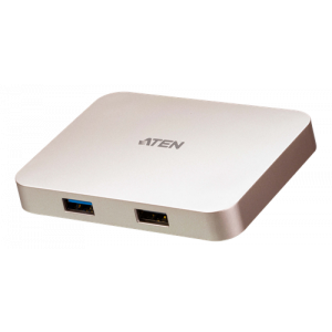USB-C 4K ultra mini docka med power pass-through, silver UH3235-AT