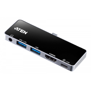 UH3238 USB-C Travel Dock med Power Pass-Through, svart UH3238-AT