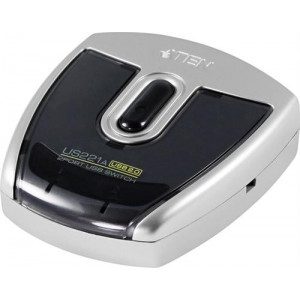 Manuell USB 2. 0 switch, 2 datorer till 1 enhet. US221A-AT