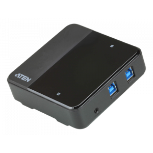 US3324 2x4 USB 3. 2 Gen1 perifer delningsbrytare, svart US3324-AT