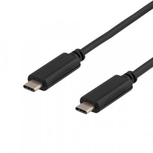 USB 3.1 kabel, Gen 1, Typ C - Typ C, 0.25m, svart USBC-1052