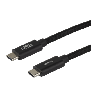 Power your devices with confidence using the USB-C 2.0 EPR Cable, designed to support Extended Power Range (EPR) up to 240W (48V/5A). Whether you're charging a high-performance laptop, tablet, or smartphone, this cable delivers safe, fast, and reliable po
