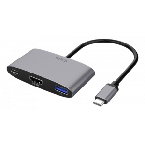 USB-C to HDMI/USB-A, 4K 60Hz, USB-C PD 3.0 100 W, space grey USBC-HDMI22
