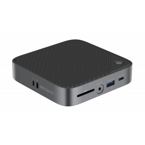 USB-C Dockningsstation, dual display, 2x HDMI, USB-C/RJ45/SD/3.5, PD 65W, svart USBC-HDMI28