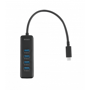 DELTACO USB-C Hubb USB-C ha -> 4xUSB-A