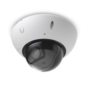 All-weather vandal-proof 4K PoE+ camera with a Multi-TOPS AI engine, 2.36x optical zoom, and a large 1/1.2" CMOS sensor for exceptional low-light clarity and long-range IR night vision. UVC-G6-Pro-Dome-W