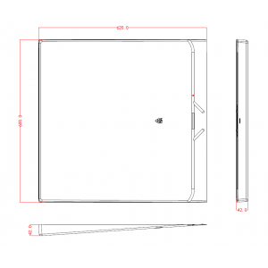 V2 Driptray 60 x 62cm V2_2430023