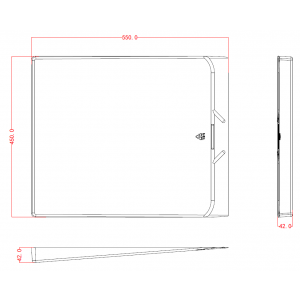 V2 Driptray, 45 x 55cm V2_352197