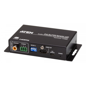 True 4K HDMI Repeater with Audio Embedder and De-Embedder VC882-AT-G