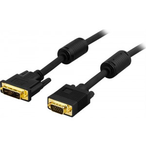 DVI-A - VGA kabel (ha-ha) 5m.