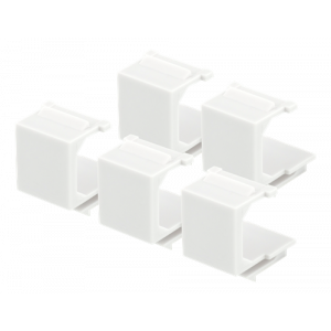 Blindplugg för Keystone-portar, 5-pack, vit VR-229