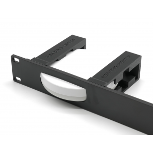 Rack kit for 1 pcs IKEA Dirigera gateway black 19inch 1U W3D-TIR-KIT-IKEAdirigera