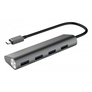 Deltaco USB-C Hubb -> 4x USB-A