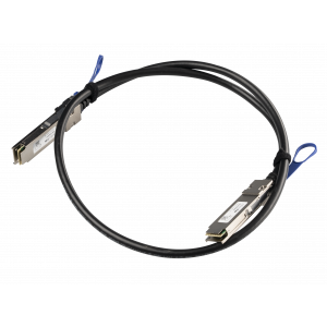 Connect any two MikroTik 100 Gigabit heroes (CCR2216 & CRS504) without a hassle - this cable has integrated QSFP28 modules. Just plug it in and enjoy the speed! The cable is one meter long, which should be enough for most setups, but there is also a 3-met