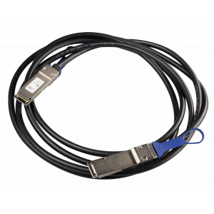 Connect any two MikroTik 100 Gigabit heroes (CCR2216 & CRS504) without a hassle - this cable has integrated QSFP28 modules. Just plug it in and enjoy the speed! The cable is 3 meters long – the perfect length to reach all the necessary spots while keeping