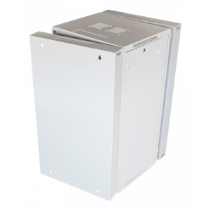 System Z, 19” väggskåp, 22U, 600x600, glasdörr, vit ZS66226000