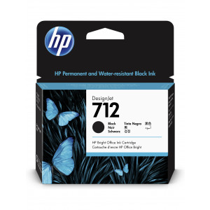HP 712 80ml Black DesignJet Ink Cartridge