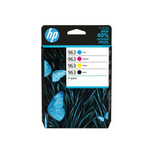 HP 963 (Svart/Cyan/Magenta/Gul) Multipack Original