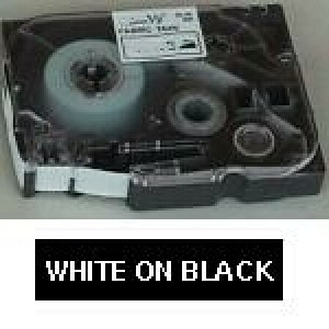 Brother TZE325 Tejp Vit Text-Svart botten-9mm