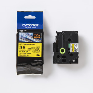 Brother TZESL661 Tejp SvartText,VitBotten,36mm