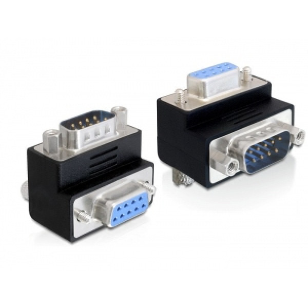 DeLOCK 65267 kabeladaptrar Sub-D 9 pin Svart