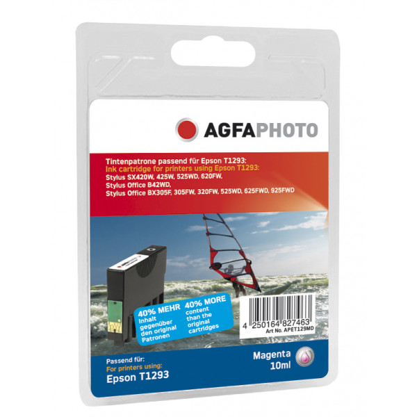 AgfaPhoto APET129MD bläckpatroner Magenta