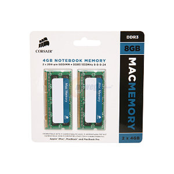 Corsair CMSA8GX3M2A1333C9 RAM-minnen 8 GB DDR3 1333 MHz