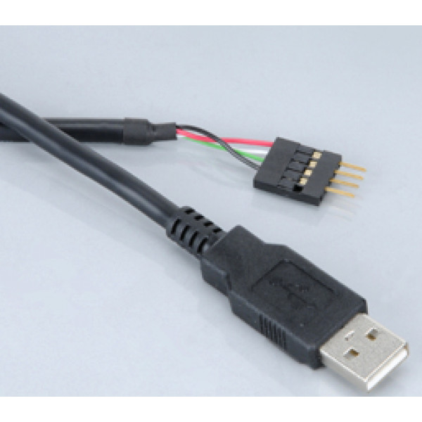 Akasa 0.4m USB (A) 4-stift Svart