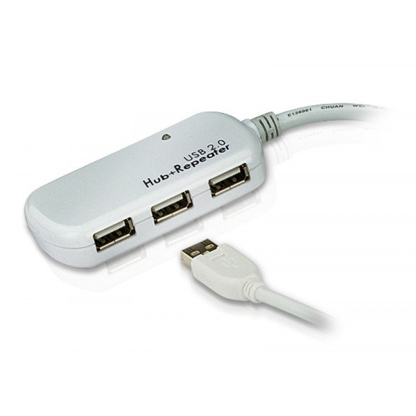 Aten UE2120H 480Mbit/s Vit gränssnittshubbar
