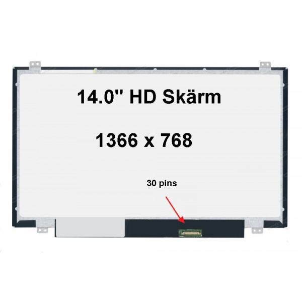 datorskärm 14.0"