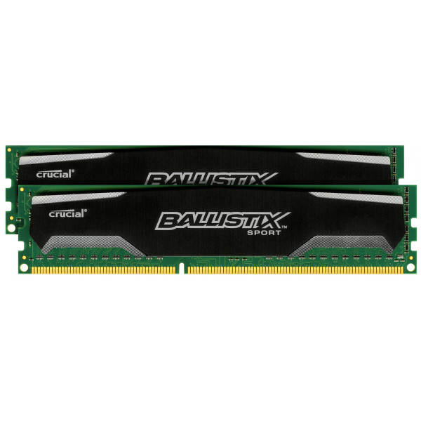 Crucial Ballistix Sport 16 GB DDR3 RAM-minnen 1600 MHz