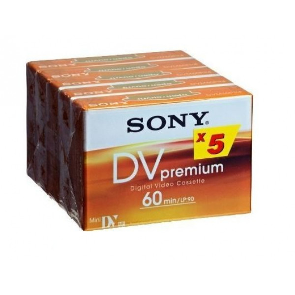 Sony MiniDV Premium Tape - 60 min Video cassette 6 styck