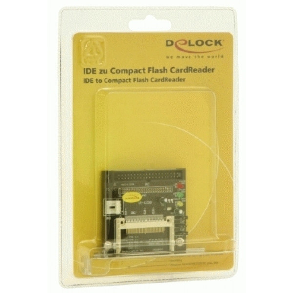 DeLOCK IDE to Compact Flash CardReader kortläsare