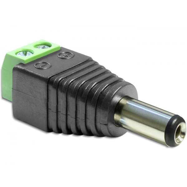 Strömadapter 12V DC-kontakt ha till 2pin skruvplin