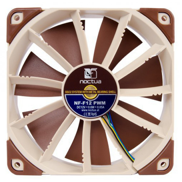 Noctua NF-F12 PWM datorkylningsutrustning Datorväska Fan