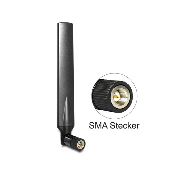 DeLOCK 88451 Omni-directional antenna RP-SMA 5dBi nätverksantenner