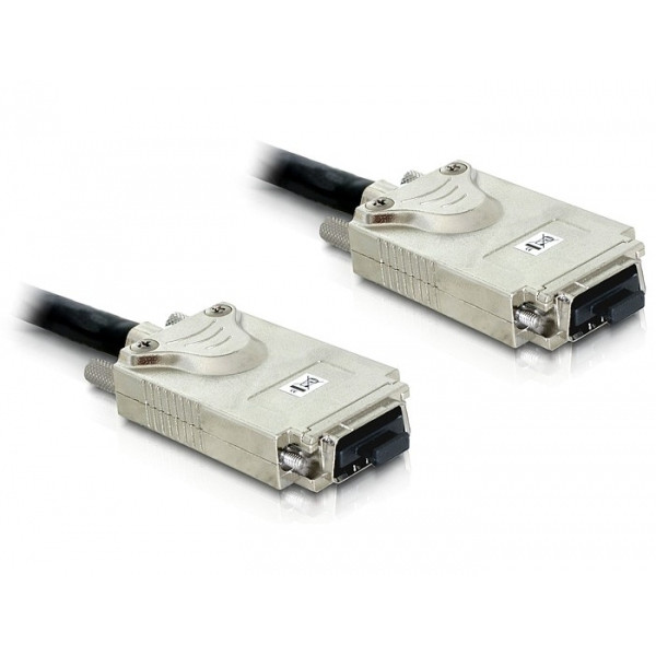 DeLOCK Cable Infiniband - Infiniband 1m SCSI-kablar Svart