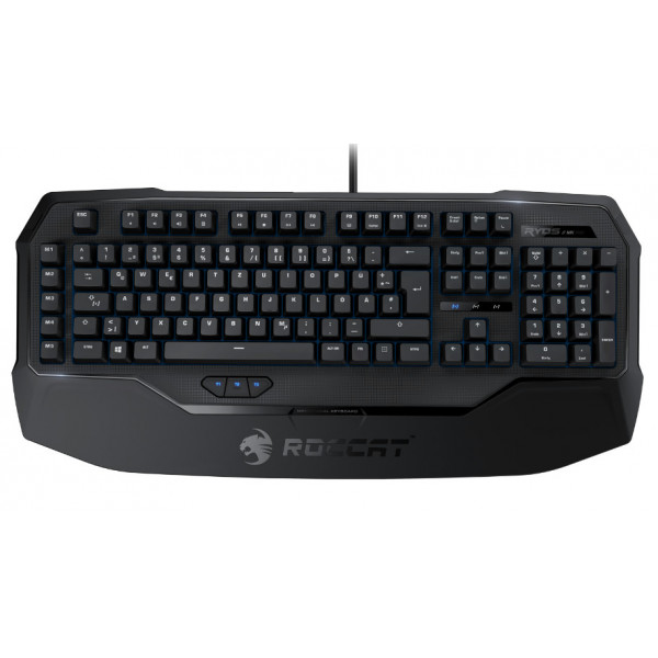 Båkåtbelyst speltangentbord. Roccat Ryos MK Glow MX ROC-12-754-BK Gaming Keyboard. Samma som ROC-12-604-BK Roccat Ryos MK MX Black Mekaniskt fast med bakåtbelysning