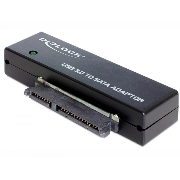 DeLOCK 62486 kabeladaptrar USB3.0 SATA III Svart