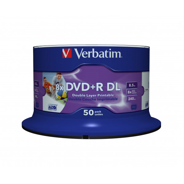 Verbatim 43703 tomma dvd:er 8,5 GB DVD-R 50 styck