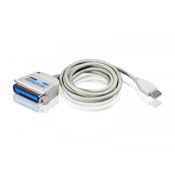 Aten UC1284B USB-kablar 1,8 m USB A Hane Vit
