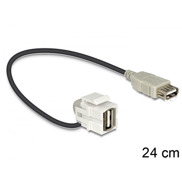 DeLOCK 86327 kabeladaptrar USB 2.0 A Svart