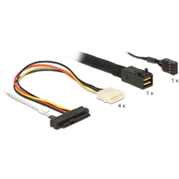 DeLOCK 83391 SCSI-kablar 1 m
