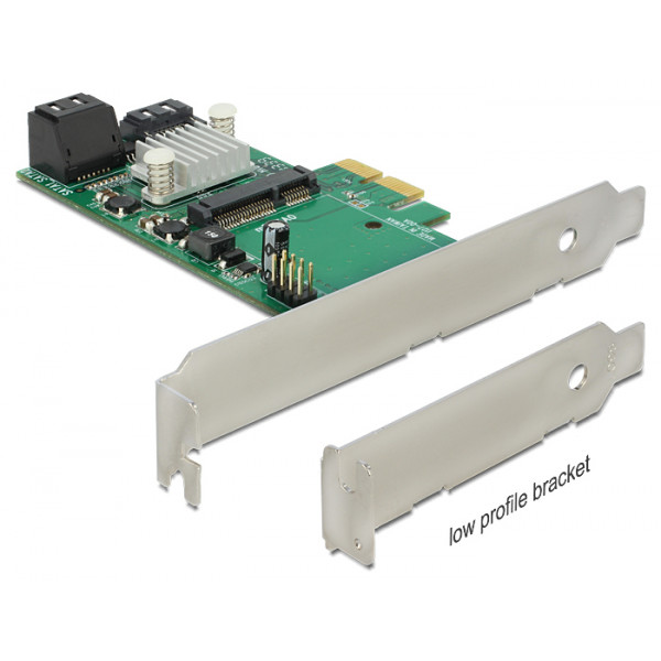 DeLOCK 89371 nätverkskort/adapters Intern mSATA,SATA