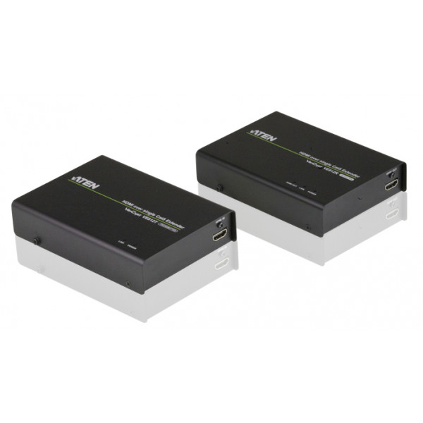 Aten VE812R AV-förlängare AV repeater Svart