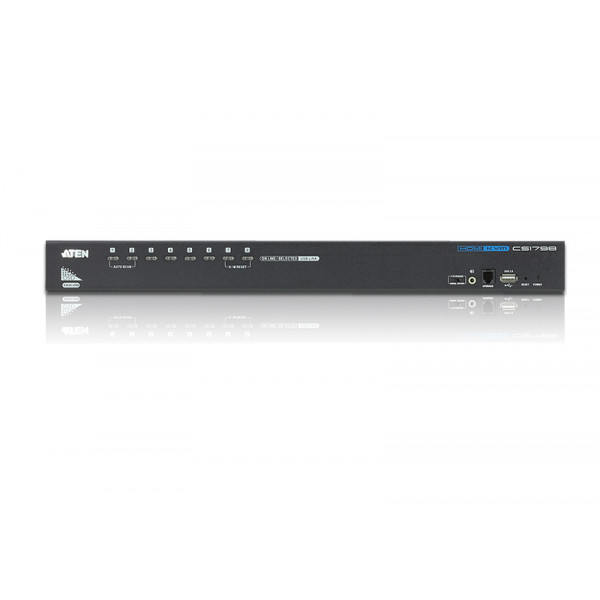 Aten CS1798 KVM-switchar Rackmontering Svart