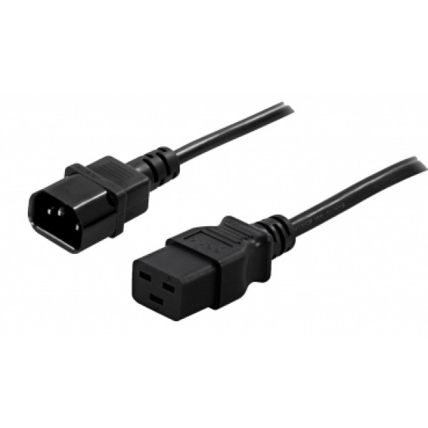 PowerWalker 91010040 strömkablar Svart C14 coupler C19 coupler